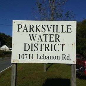 Parksville Water District Sign